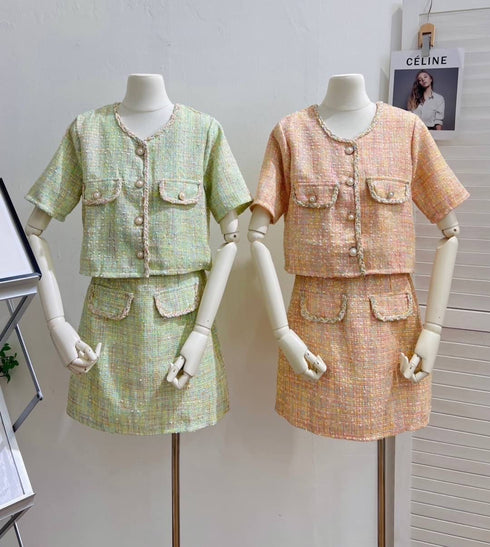 HELLO FASHION Tweed Sets